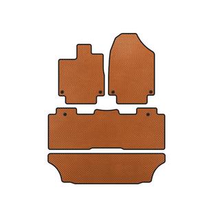 EVA Floor Mats (3 Rows, Orange)