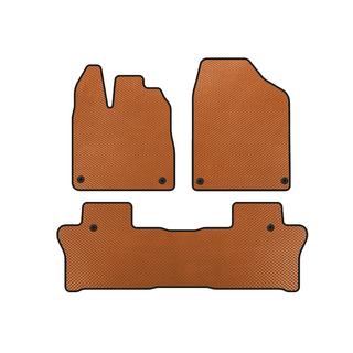 EVA Floor Mats (2 Rows, Orange)