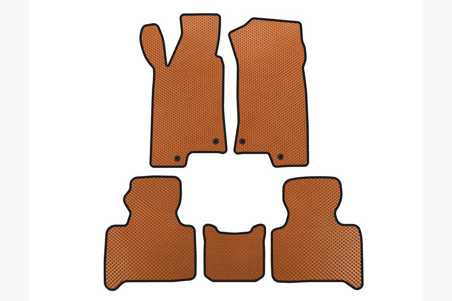 Hummer H3 2005-2010 EVA Floor Mats (Orange) Image