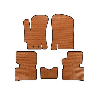 EVA Floor Mats (SD, Orange) Hyundai Accent 2006-2010
