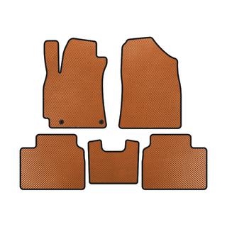 EVA Floor Mats (SD, Orange) Hyundai Elantra (CN7) 2020-