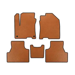 EVA Floor Mats (2019-2020, Electric, Orange)