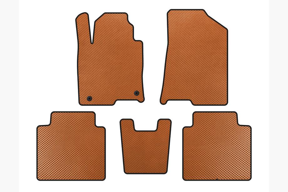 Hyundai Grandeur 2017- EVA Floor Mats (SD, Orange) Image