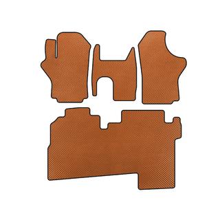 EVA Floor Mats (2004-2007, 2 Rows, 8-Seater, Orange) Hyundai H200, H1, Starex 1998-2007