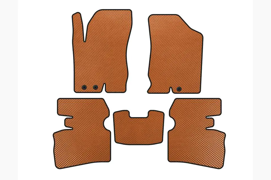 Hyundai I-30 2007-2011 EVA Floor Mats (SW, Orange) Image