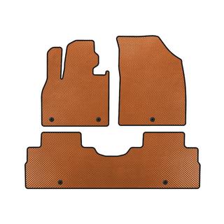 EVA Floor Mats (2 Rows, 8-Seater, Orange)