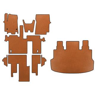 EVA Floor Mats (full interior, 1+1, 5/9-seater, Orange)