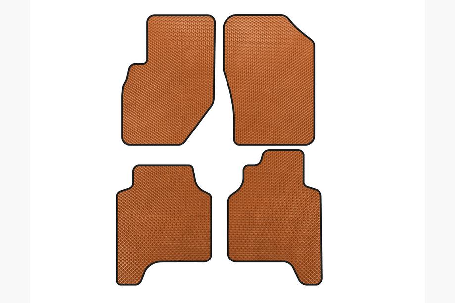 Hyundai Terracan 2001-2007 EVA Floor Mats (Orange) Image