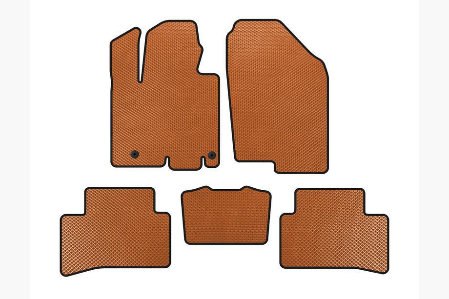 Hyundai Tucson NX4 2021- EVA Floor Mats (Orange) Image