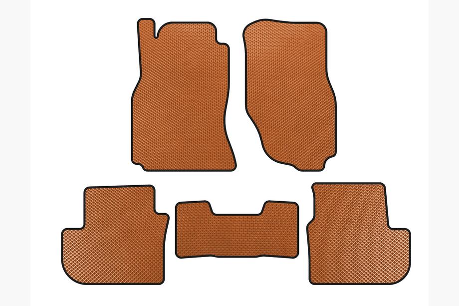 Infiniti G35 (V35/CV35) 2003-2007 EVA Floor Mats (SD, Orange) Image