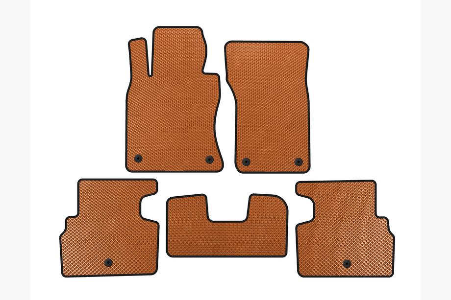 Infiniti Q50/Q60 2013-2024 EVA Floor Mats (SD, Orange) Image