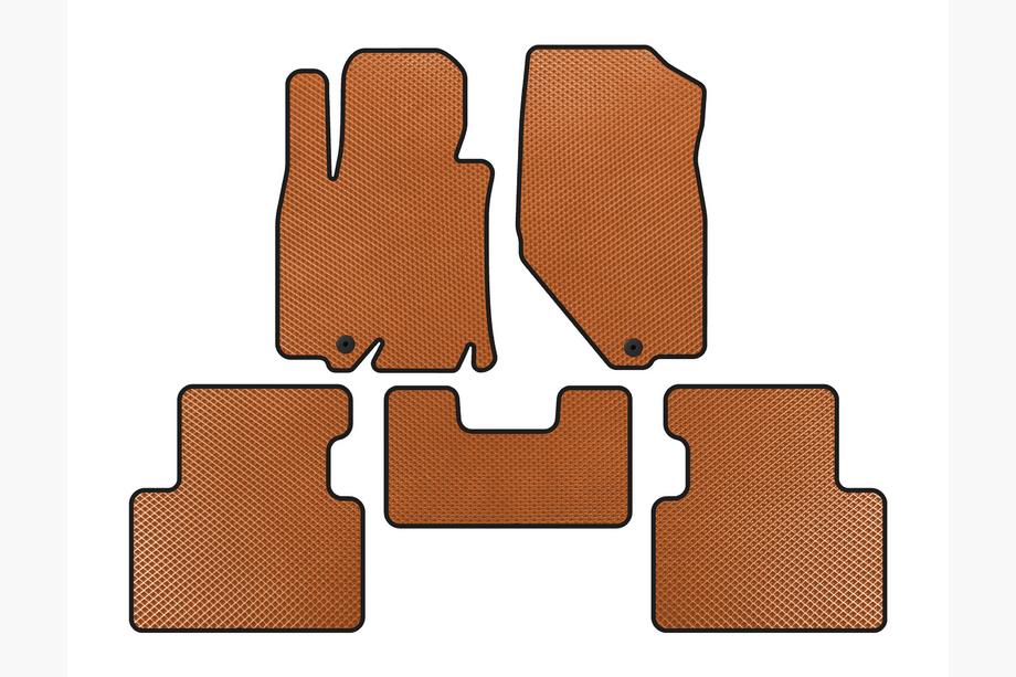 Infiniti QX50 2013-2017 EVA Floor Mats (Orange) Image