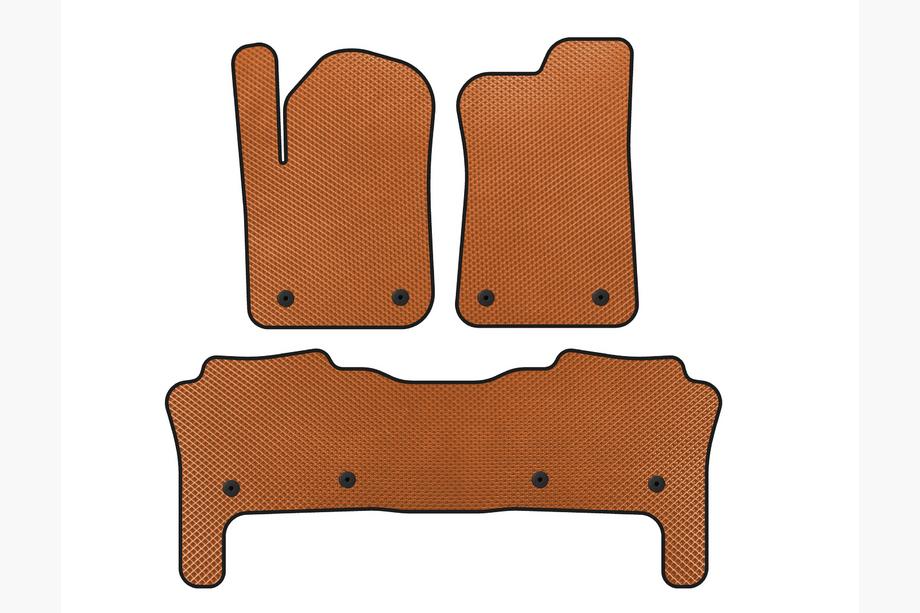 Infiniti QX56 2010-2013 EVA Floor Mats (Orange) Image
