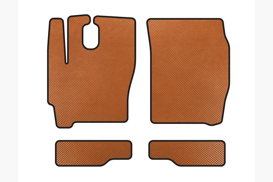 Iveco Eurocargo 2002-2008 EVA Floor Mats (Orange) Image