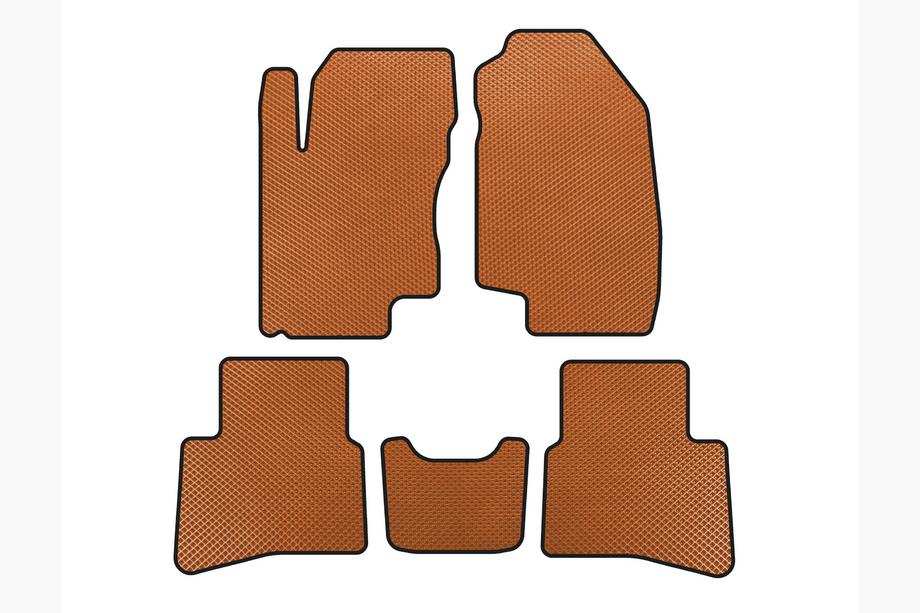 JAC S3 2014- EVA Floor Mats (Orange) Image