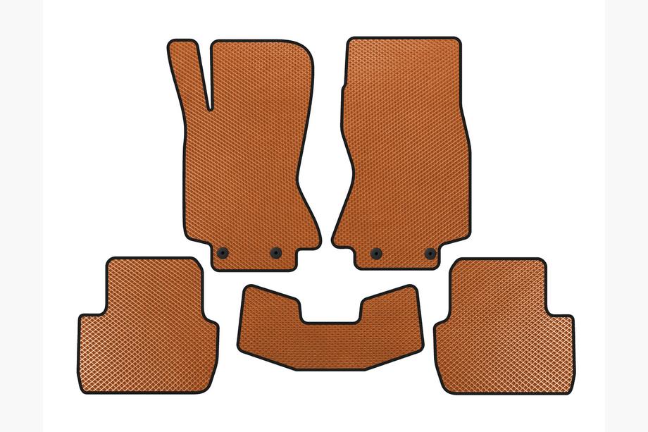 Jaguar S-Type 1999-2008 EVA Floor Mats (Orange) Image