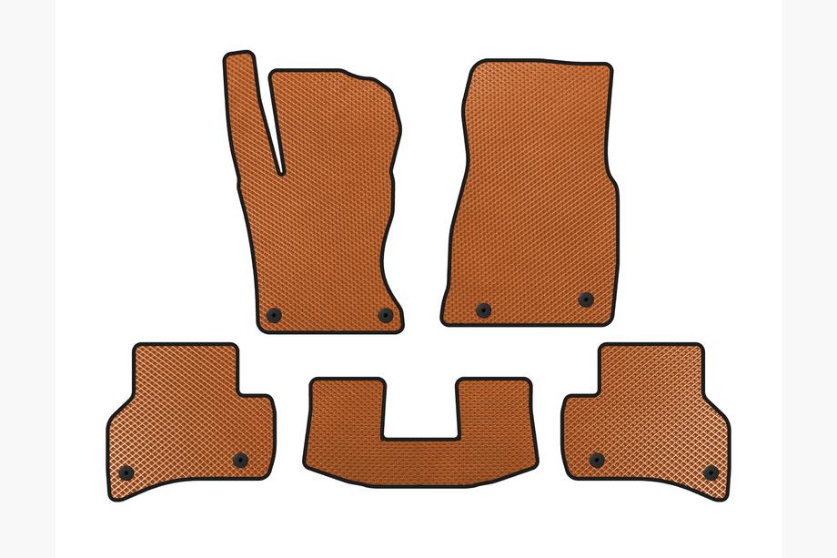 Jaguar XE 2016- EVA Floor Mats (2015-2019, SD, Orange) Image