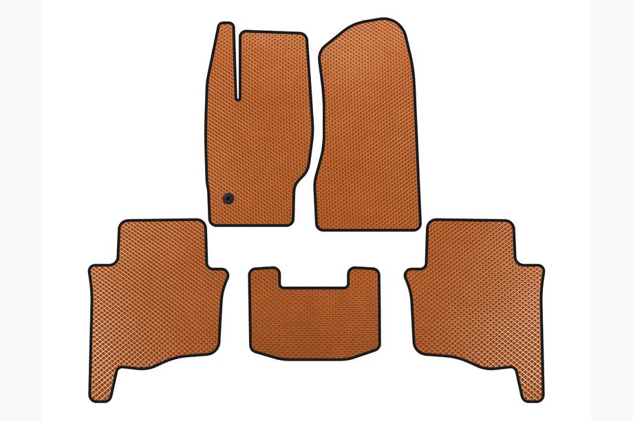 Jeep Grand Cherokee WK 2004-2010 EVA Floor Mats (Orange) Image