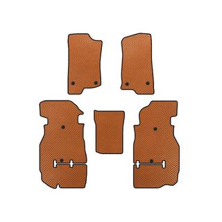 EVA Floor Mats (Rubicon Unlimited/5-Door, Orange) Jeep Wrangler 2018-