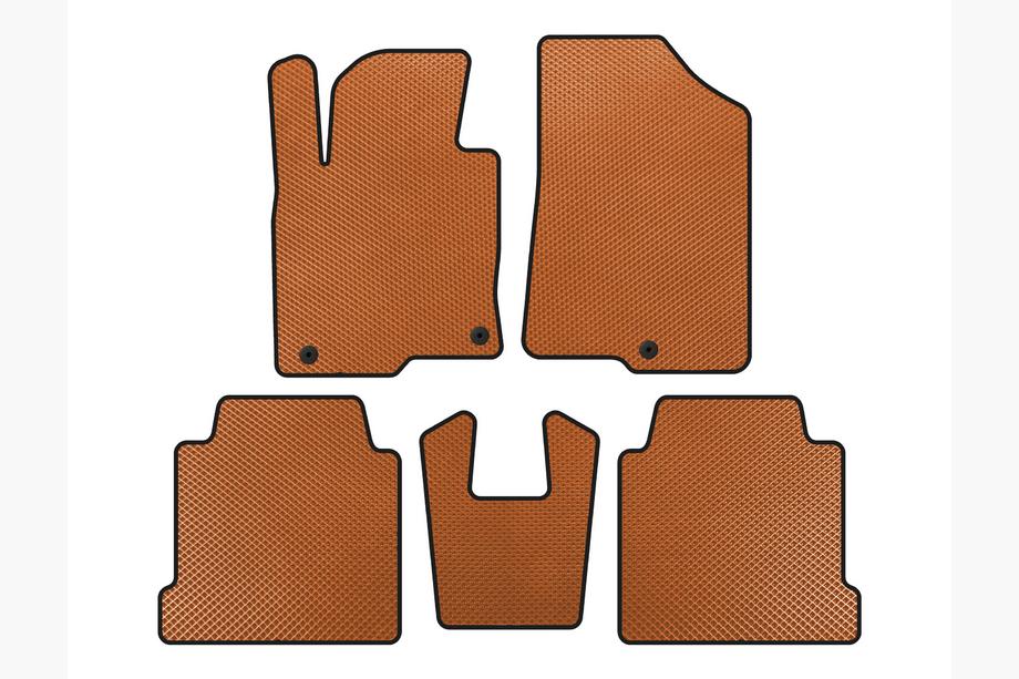 Kia Cadenza 2016- EVA Floor Mats (Orange) Image