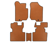 Kia Carens 1999-2012 EVA Floor Mats (2006-2012, 2 Rows, 7-Seater, Orange) photo 1