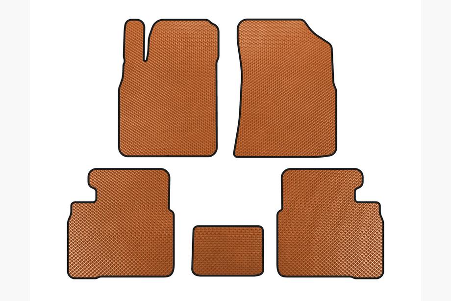 Kia Magentis 2000-2005 EVA Floor Mats (Orange) Image