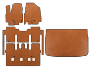 Kia Sedona 2014-2020 EVA Floor Mats (full interior, 8-seater, Orange) photo 1