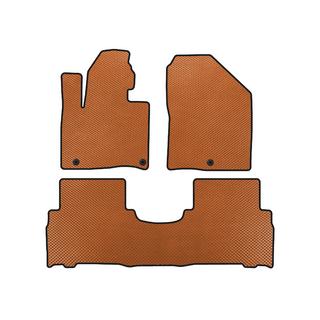 EVA Floor Mats (2014-2018, 5-Seater, Orange) Kia Sorento III UM 2014-2020
