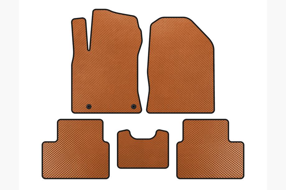 Kia Cerato 4 2019- EVA Floor Mats (Orange) Image
