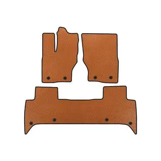 EVA Floor Mats (5-Seater, Orange)