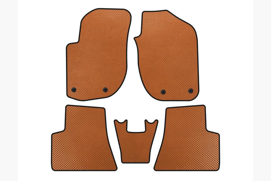 Land Rover Freelander I 1997-2006 EVA Floor Mats (Orange) Image