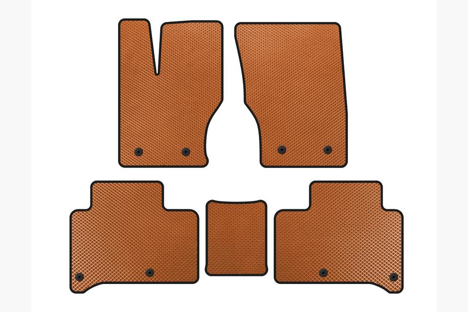 Range Rover Sport 2014-2022 EVA Floor Mats (2013-2017, Orange) Image