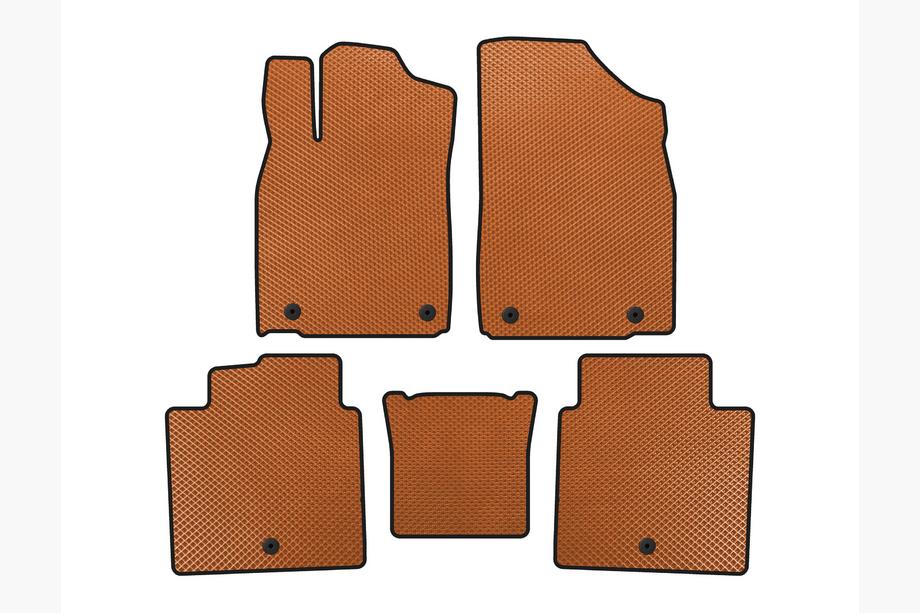 Lexus ES 2012-2018 EVA Floor Mats (2012-2015, SD, Orange) Image