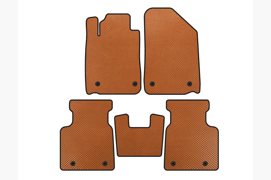 Lexus ES 2001-2006 EVA Floor Mats (Orange) Image