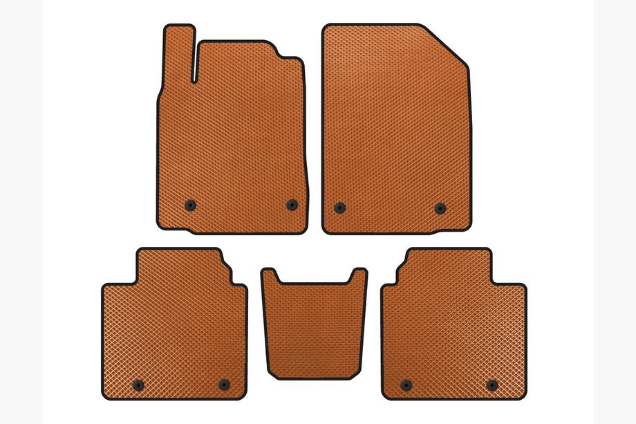Lexus ES 2006-2011 EVA Floor Mats (Orange) Image