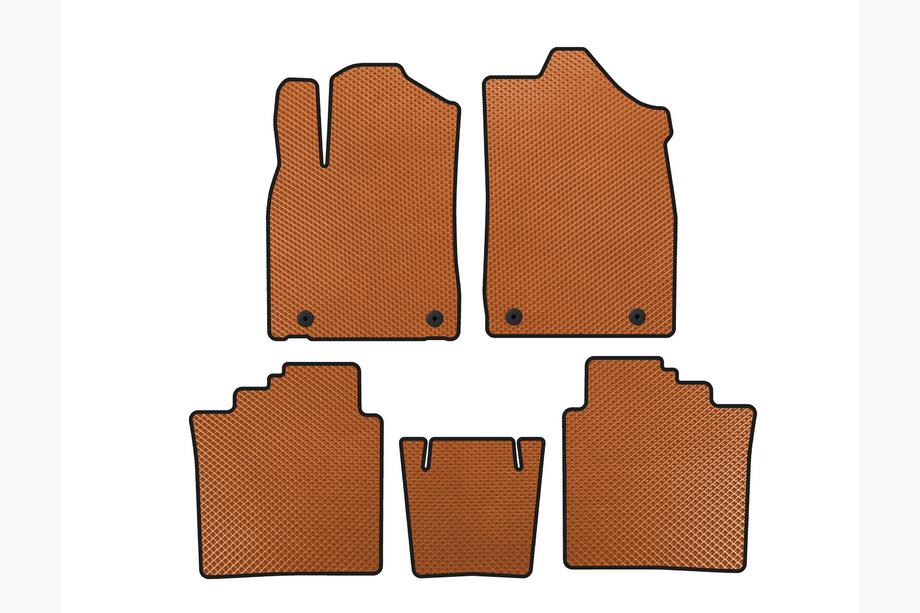 Lexus ES 2012-2018 EVA Floor Mats (Orange) Image