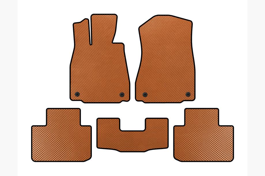 Lexus IS 2013- EVA Floor Mats (2WD, Orange) Image