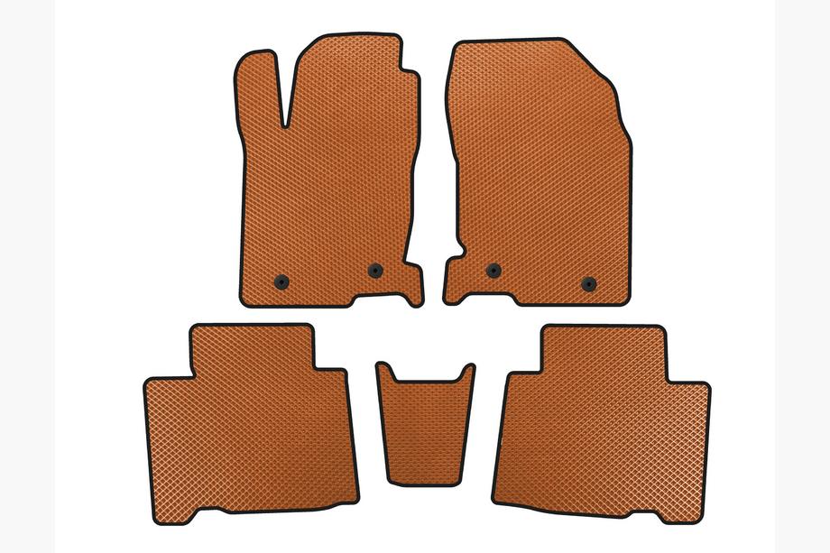 Lexus NX 2014-2021 EVA Floor Mats (Orange) Image