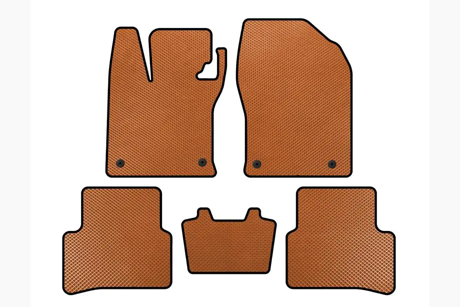 Lexus UX 2018- EVA Floor Mats (Hybrid, Orange) Image