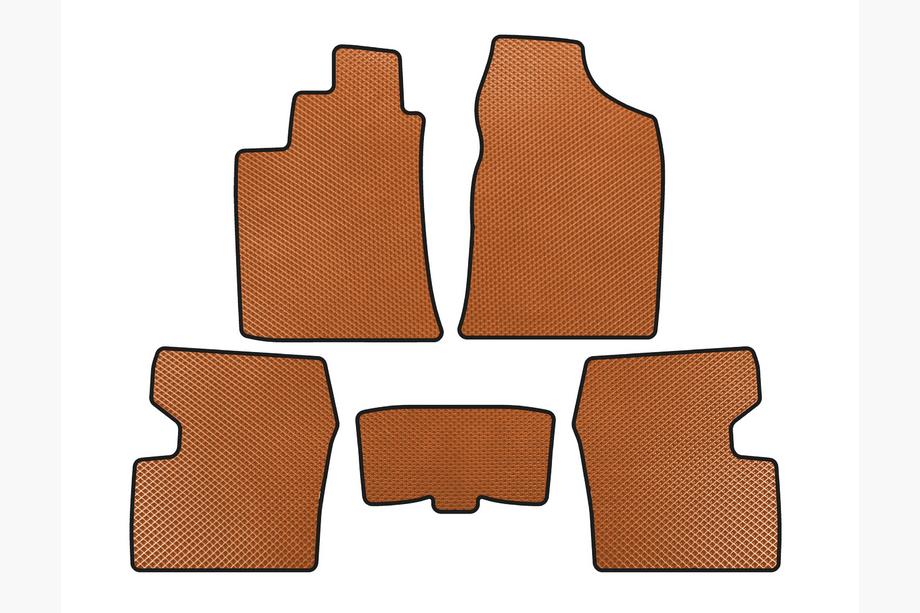 Lifan 620 Solano 2007- EVA Floor Mats (SD, Orange) Image