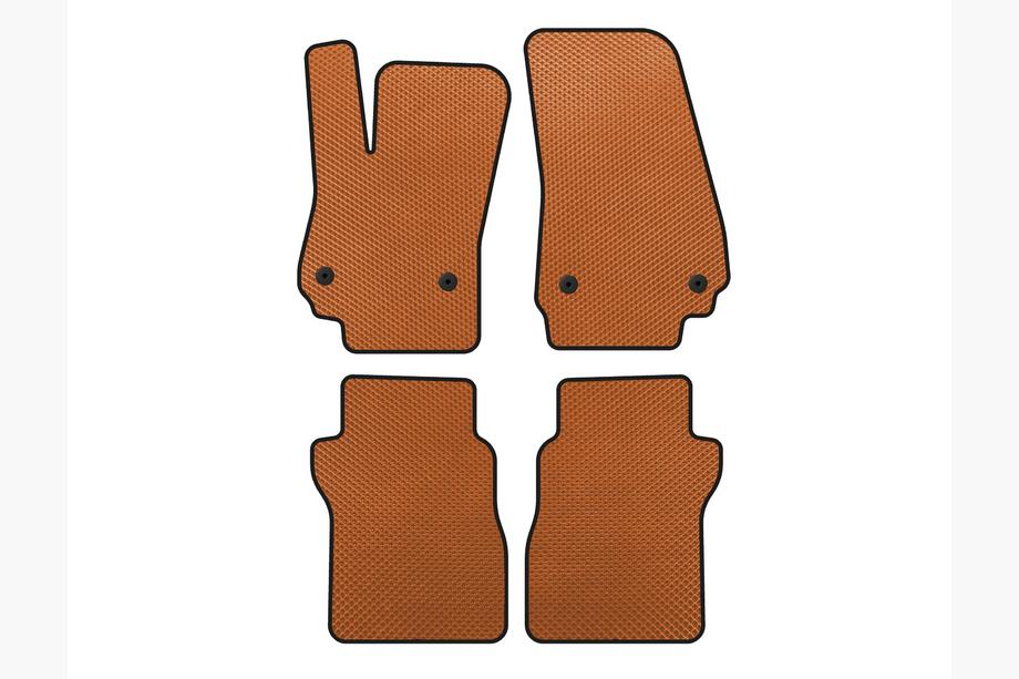 Lincoln Continental 2016-2020 EVA Floor Mats (SD, Orange) Image