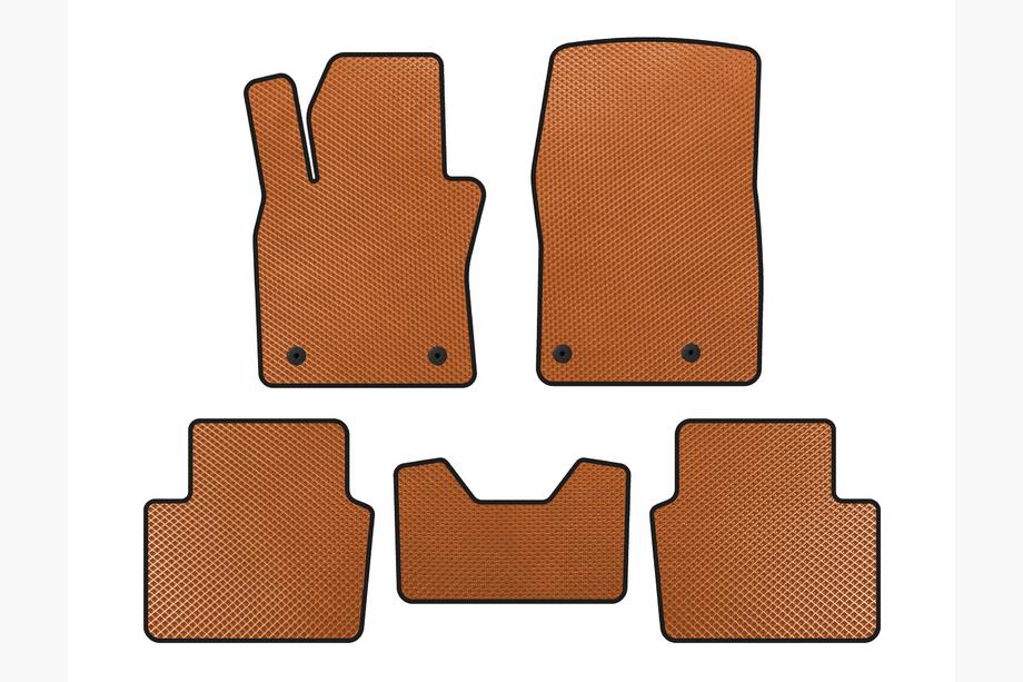 Mazda 3 2019- EVA Floor Mats (HB, Orange) Image