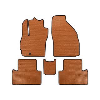 EVA Floor Mats (2 Rows, 7-Seater, Orange)