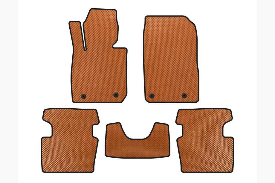 Mazda CX-3 2015- EVA Floor Mats (2018+, Orange) Image