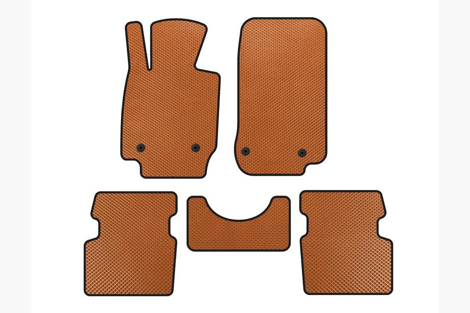 Mazda CX-3 2015- EVA Floor Mats (2015-2018, AWD, Orange) Image