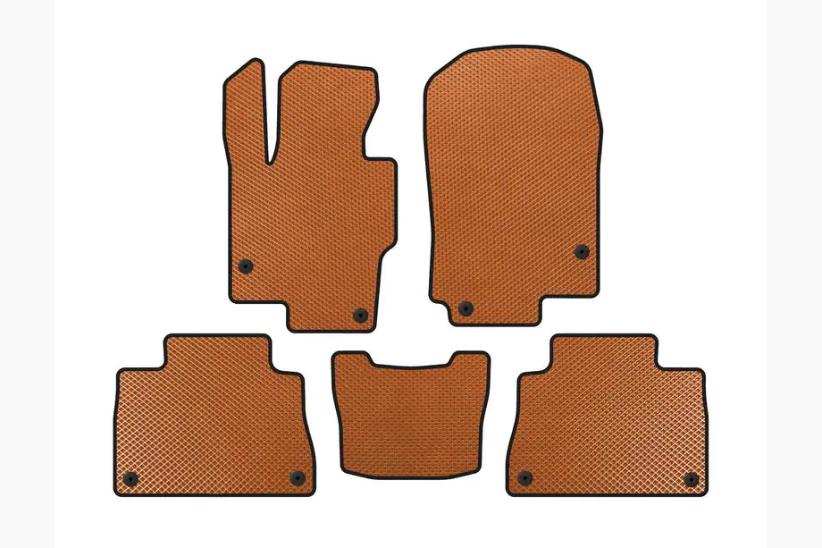 Mercedes GLE coupe C167 2019- EVA Floor Mats (Orange) Image