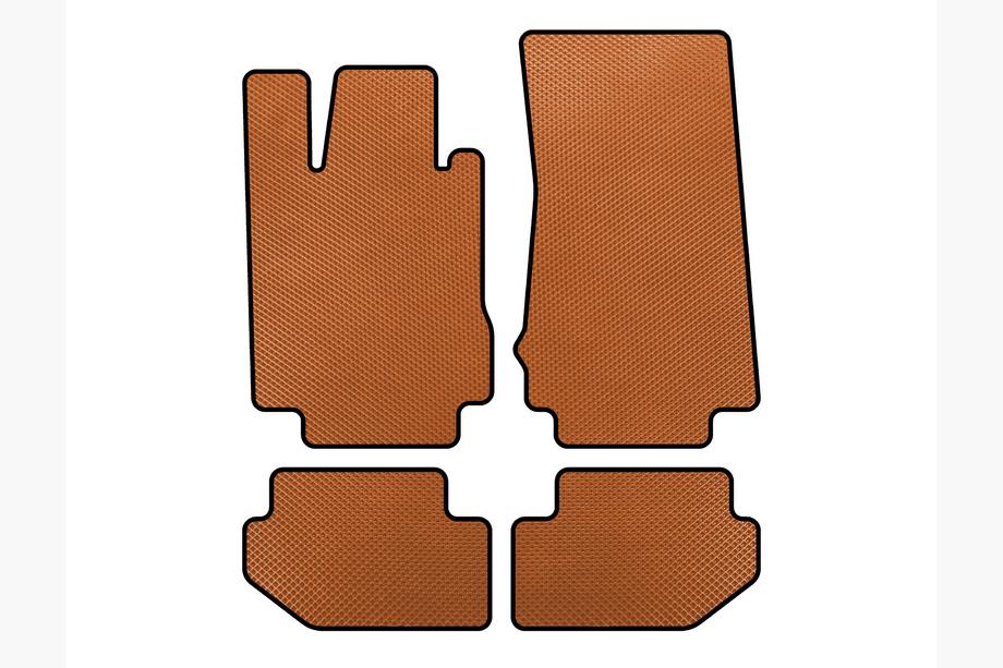 Mercedes CL-class C215 1999-2006 EVA Floor Mats (Orange) Image