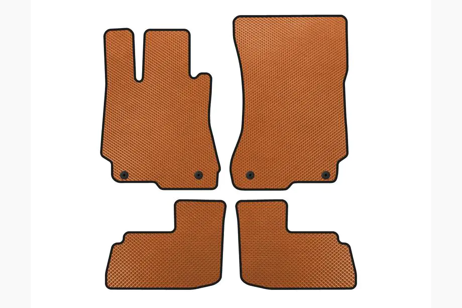 Mercedes CL-class C216 2006-2014 EVA Floor Mats (Orange) Image