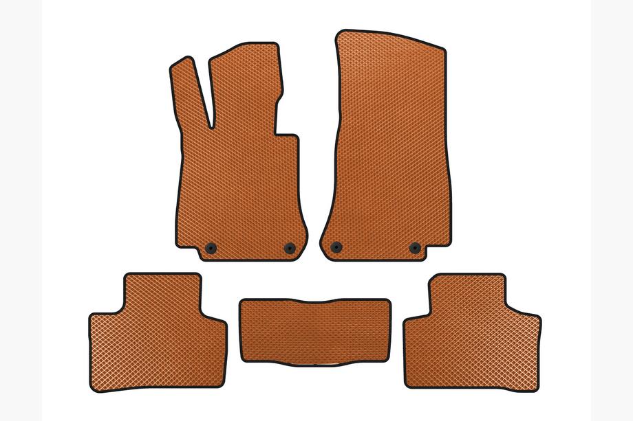 Mercedes EQC 2019-2023 EVA Floor Mats (Orange) Image