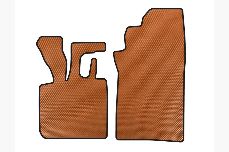 Smart 1998-2007 EVA Floor Mats (1998-2003, Convertible, Orange) Image